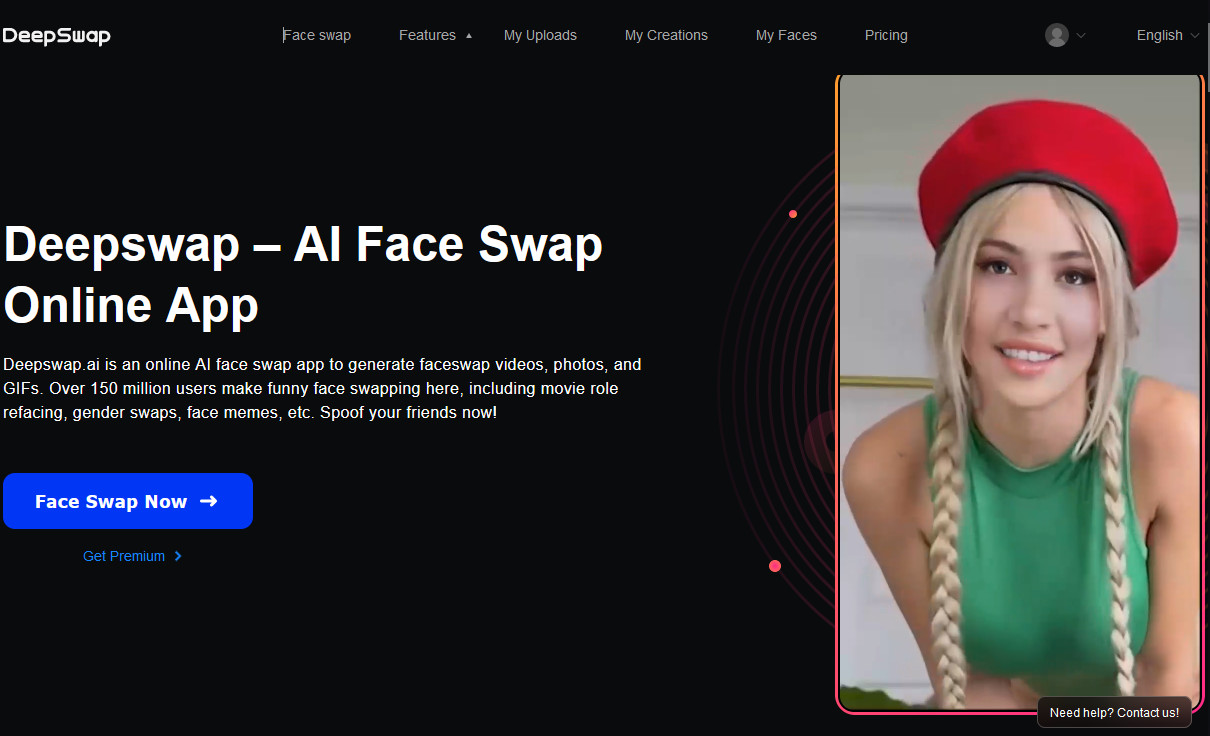 Deepswap – AI Face Swap Online App