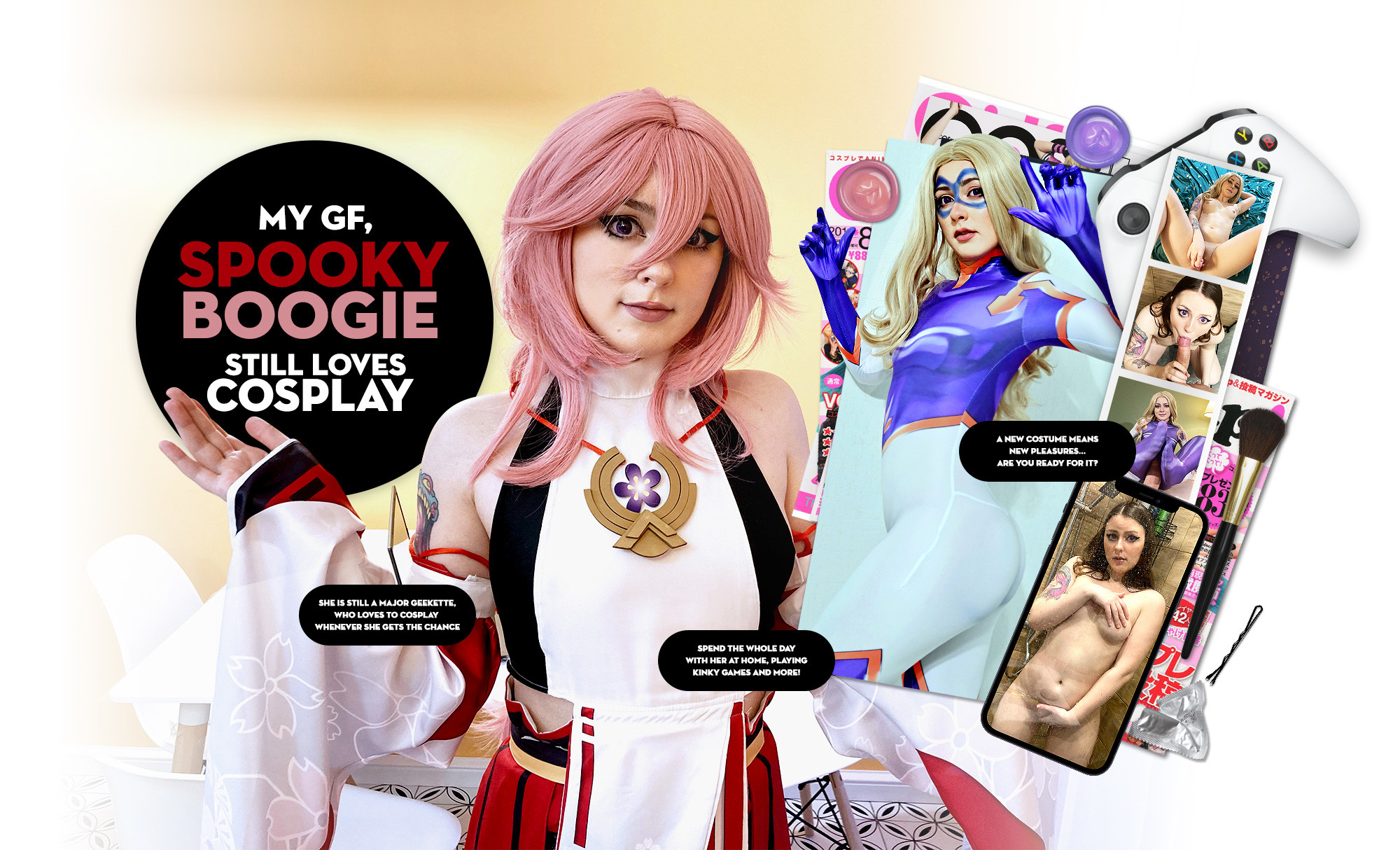 Download: My GF, Spooky Boogie Still Loves Cosplay by LifeSelector.