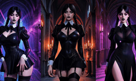 Wednesday Addams (22 years) - 21 MINUTES EXCLUSIVE VID [Velvet Muses AI]