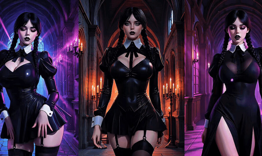 Wednesday Addams (22 years) – 21 MINUTES EXCLUSIVE VID [Velvet Muses AI]