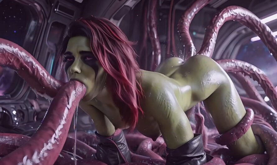 Gamora VS Tentacles [AiPorn]